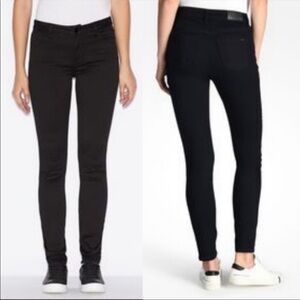 A|X Armani Exchange Women’s Super Skinny Black Jeans Size 28R Stretch Denim